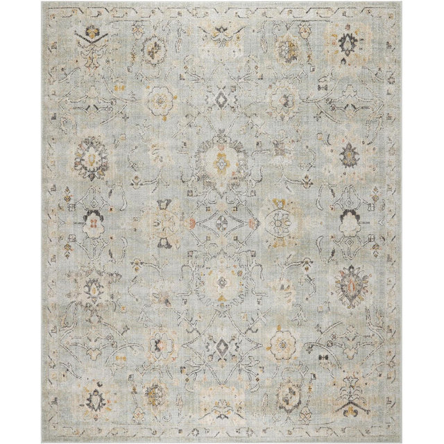 Nourison Oushak Home Vintage Floral Indoor Rug Mint 8' x 9'10"