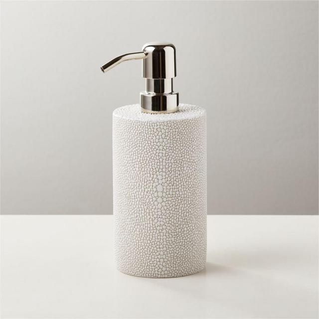 Shaw Shagreen Ivory Soap Pump