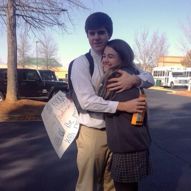 Kate asking Will to Blessed Trinity's first-ever Sadie Hawkins Dance. What started it all!