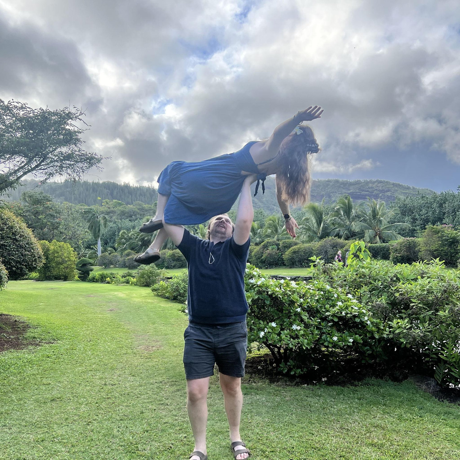 Family trip to Hawaii - this was at the Smith Family Luau in Kapaa Kauai