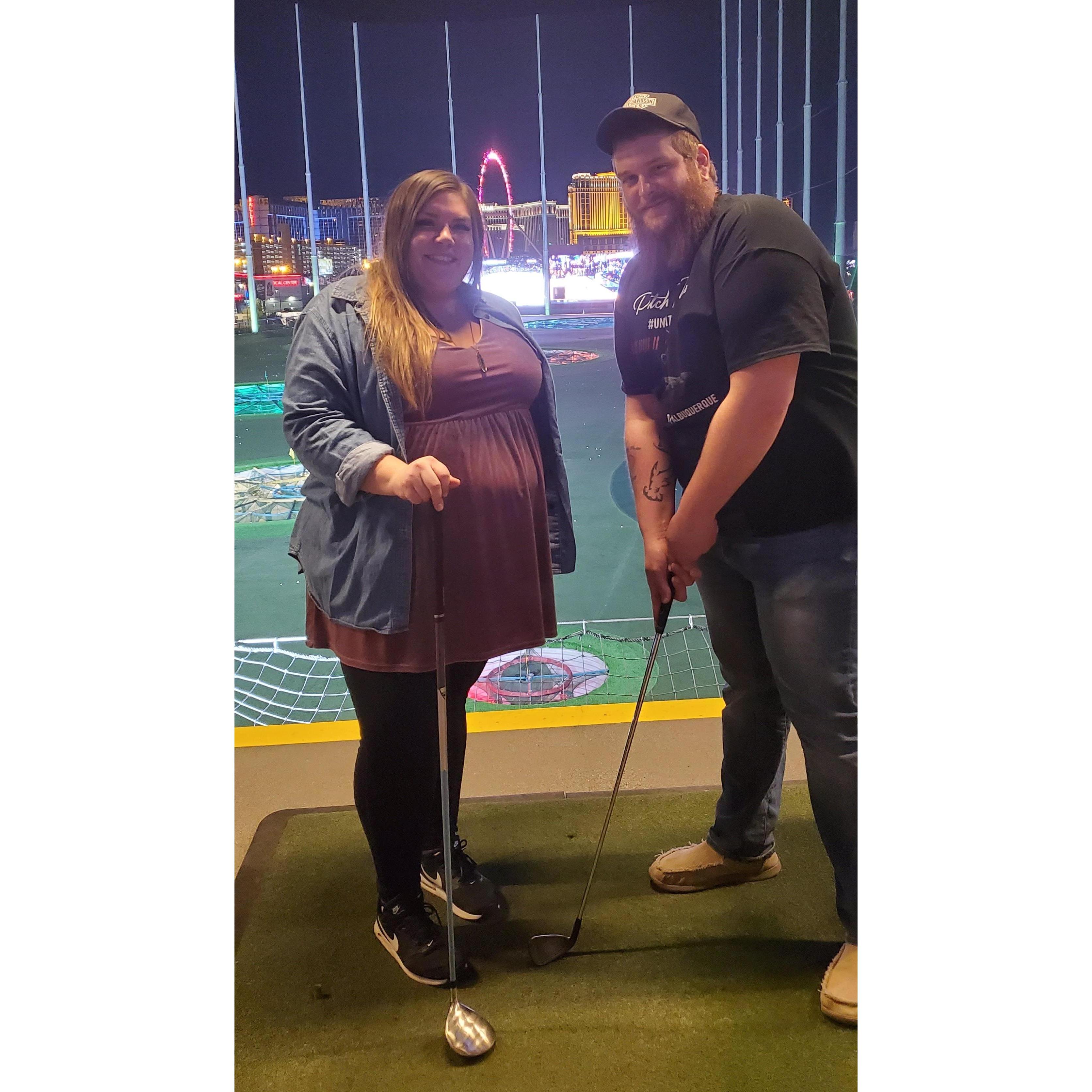 Top Golf in Las Vegas, March 2020.
