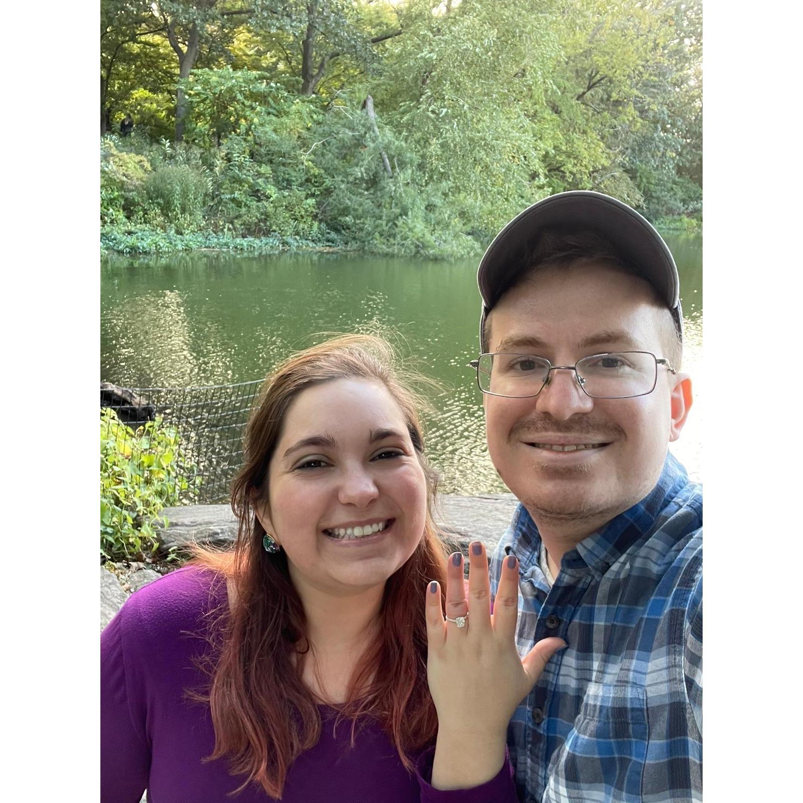 HE PROPOSED!