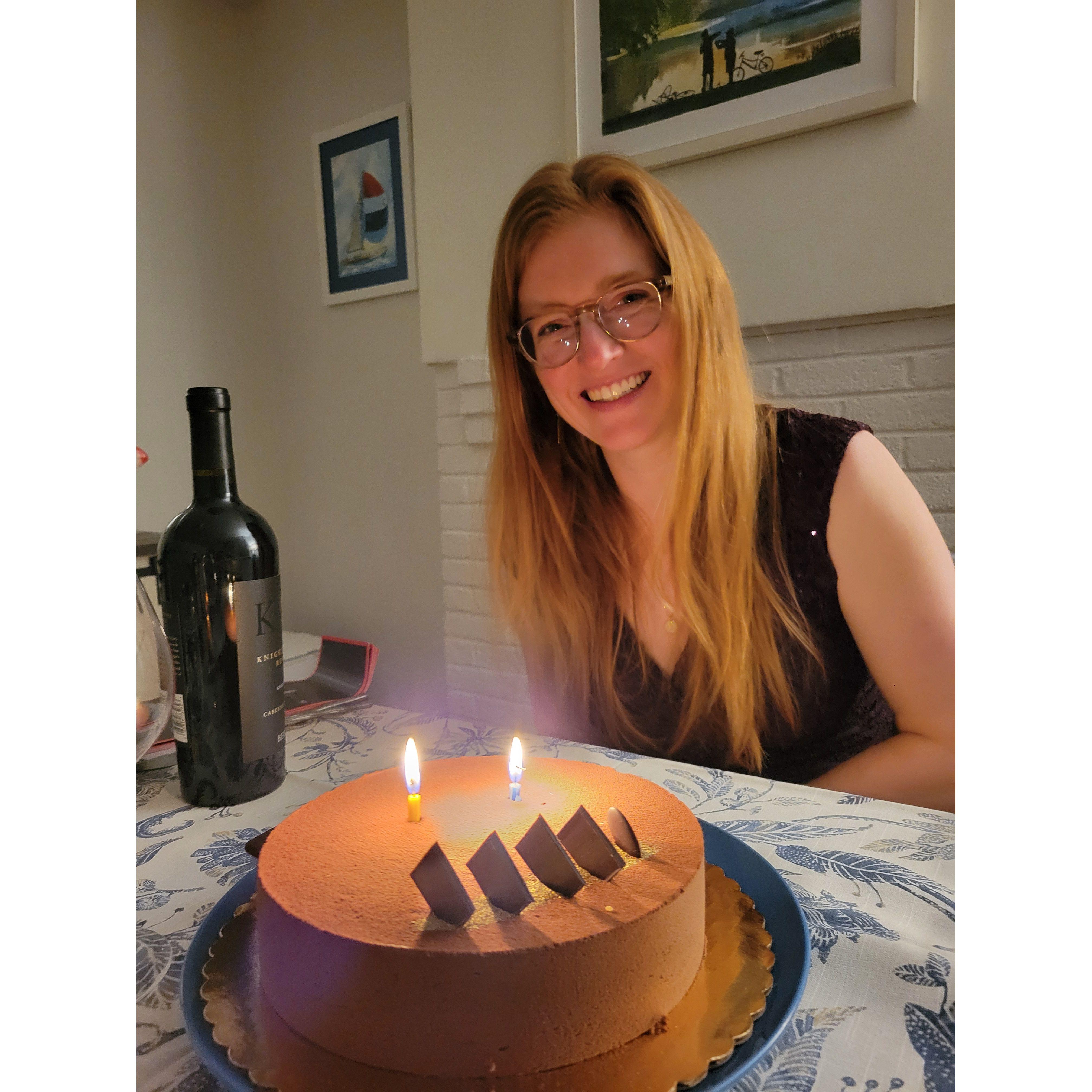 So surprised by the weeks of planning that went into this birthday dinner!