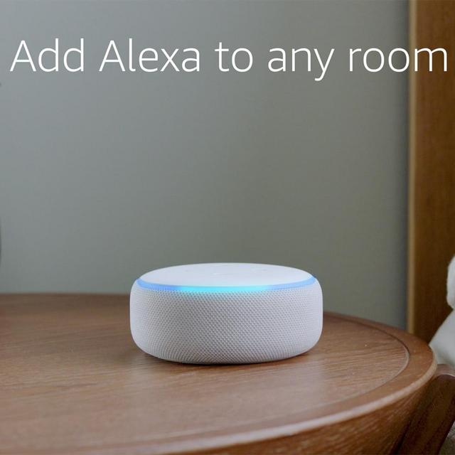 Echo Dot (3rd Gen) - New and improved smart speaker with Alexa - Sandstone