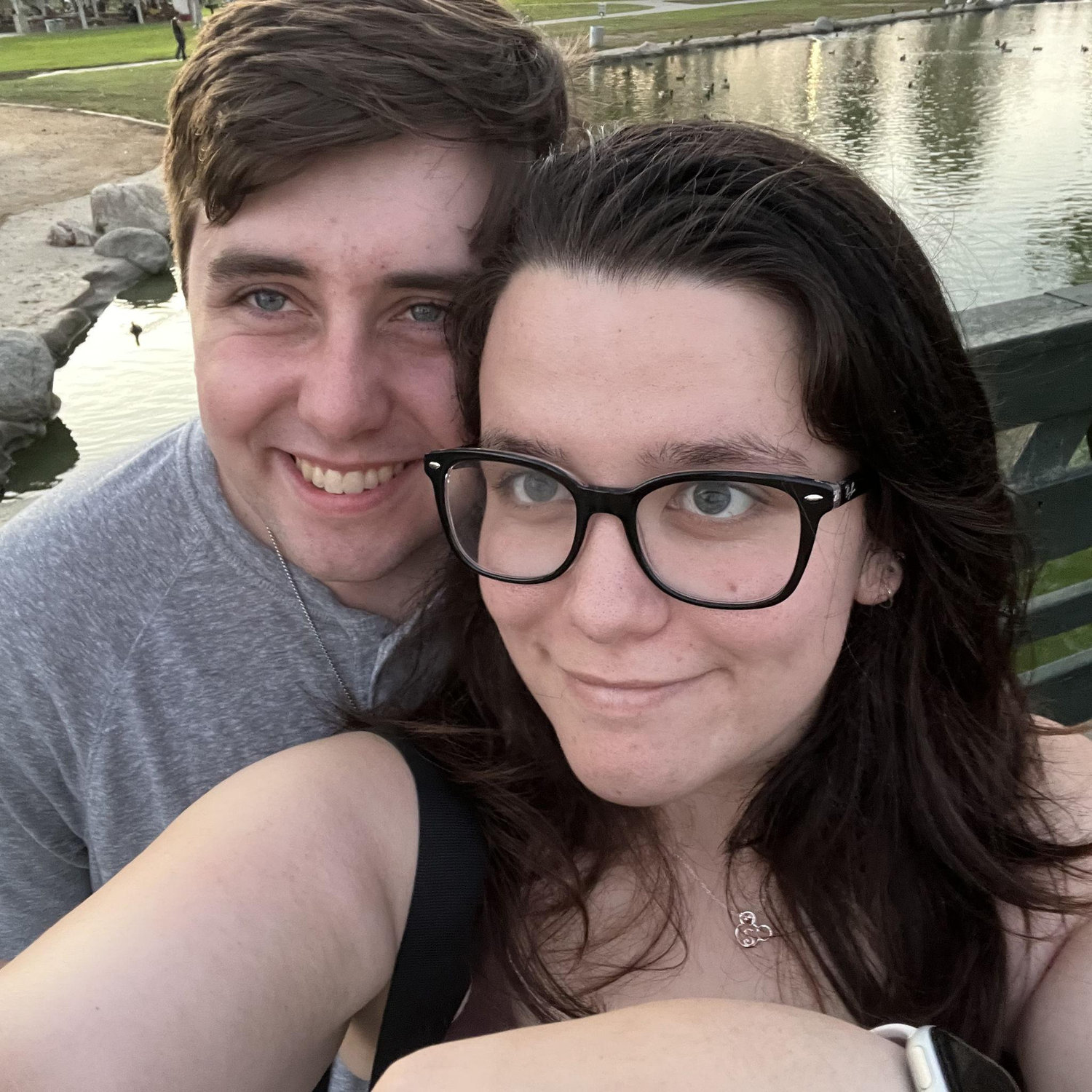 A walk at the park.