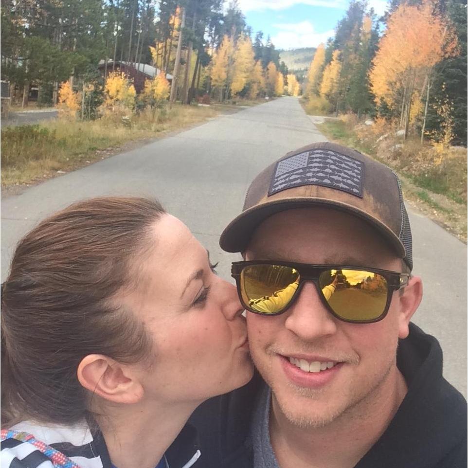 Seeing the fall colors in Breckenridge.