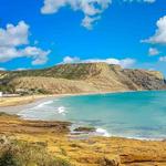 Coastal hike to Praia da Luz beach