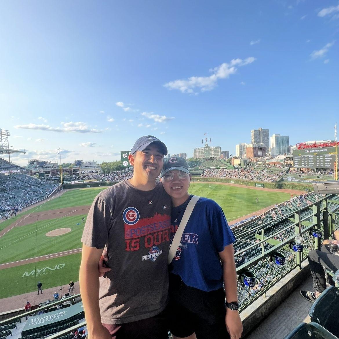 Our first Cubs game