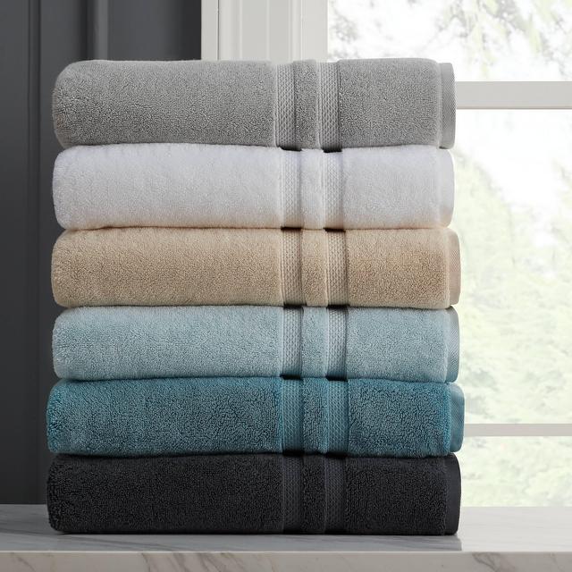 Hotel Style Turkish Cotton Bath Towel Collection, Bath Towel, Granite - 1 Piece