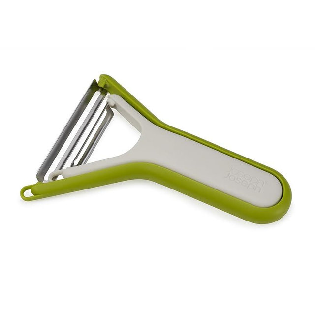 Joseph Joseph Nest Peel, Set of 2 space saving stainless steel peelers for compact kitchen storage, Dishwasher safe