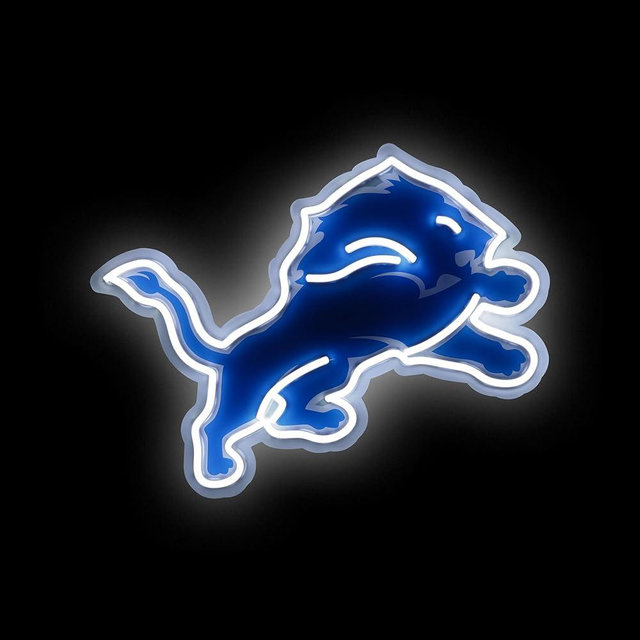 NFL Team Logo LED Neon Light Up Sign