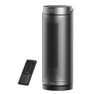 DREO Up to 1500-Watt Ceramic Compact Personal Indoor/Outdoor Electric Space Heater with Thermostat and Remote Included