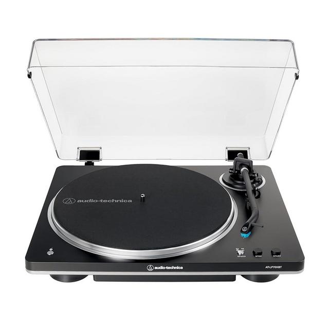 Audio-Technica AT-LP70XBT-BS Wireless Turntable, Black/Silver