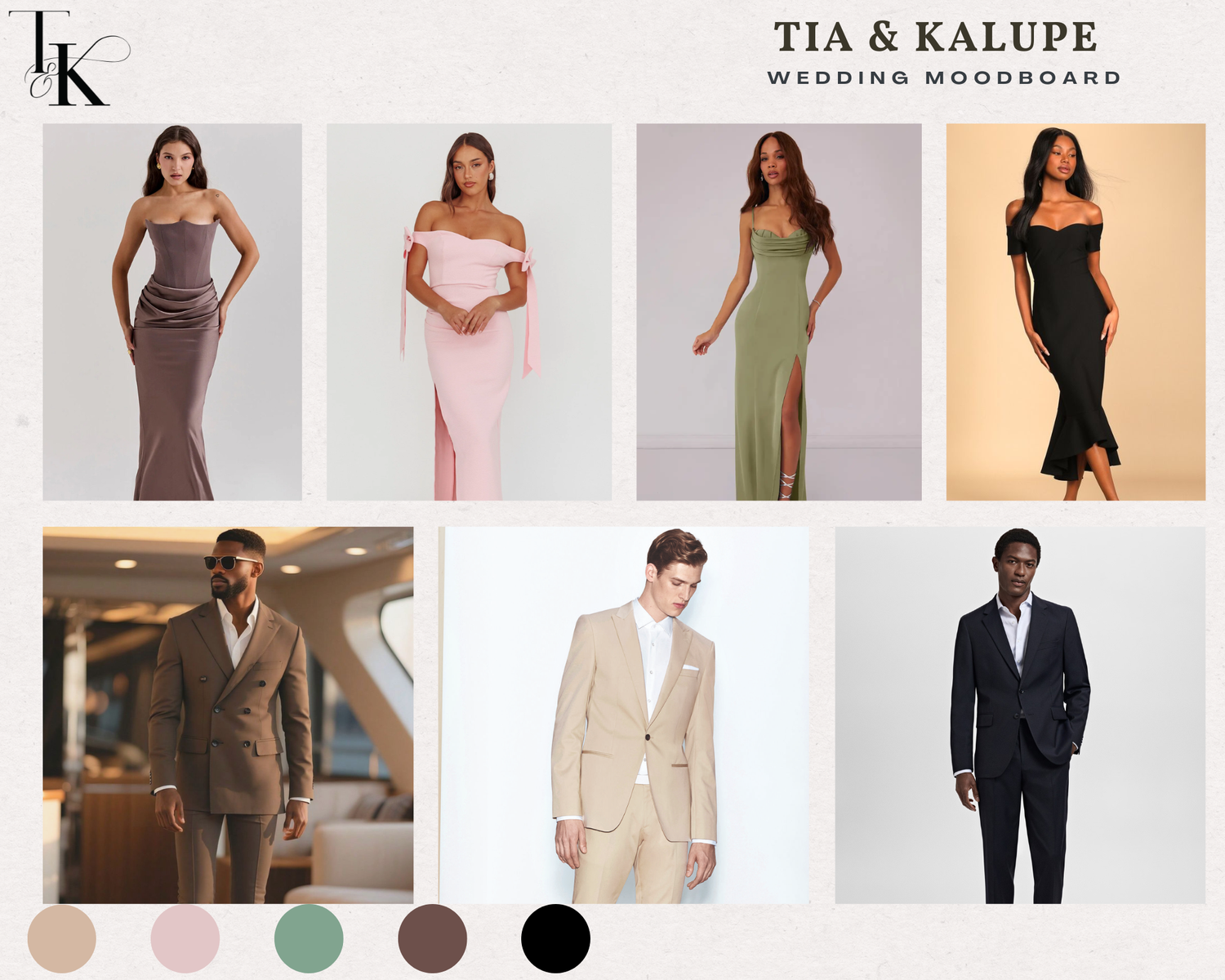 The Wedding Website of Tia Smith and Kalupe Booze
