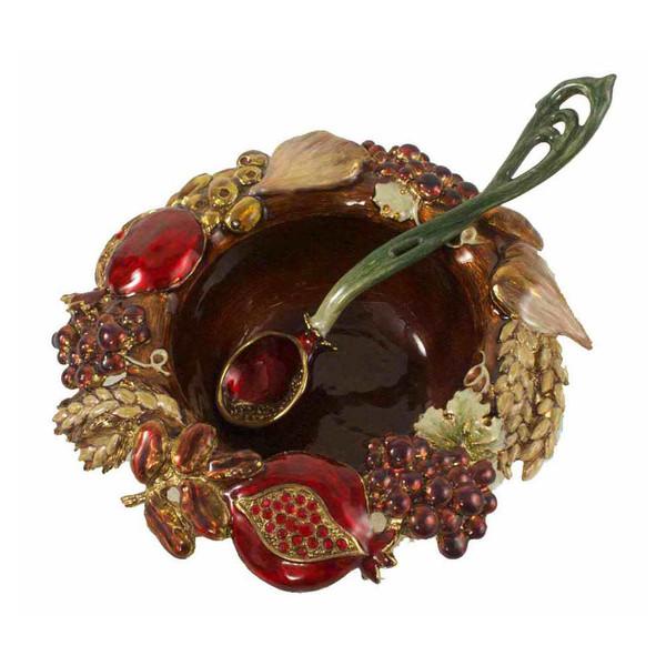 Seven Species Honey Bowl