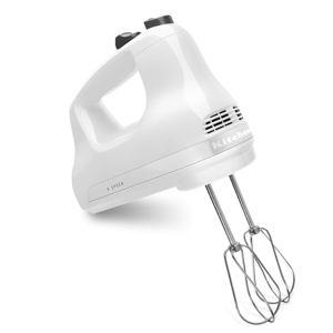 KitchenAid 5 Ultra Power Speed Hand Mixer - KHM512, White
