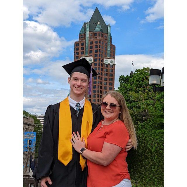 Jon's college graduation May 2022!