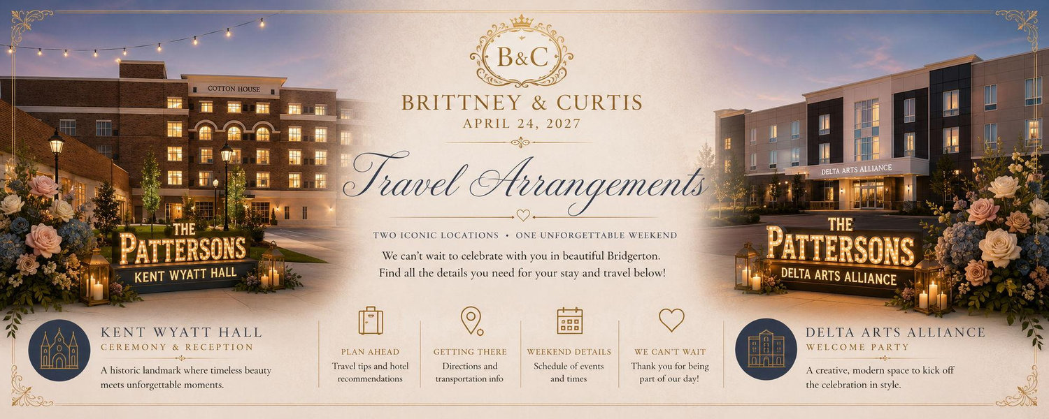 The Wedding Website of Brittney Holmes and Curtis Patterson