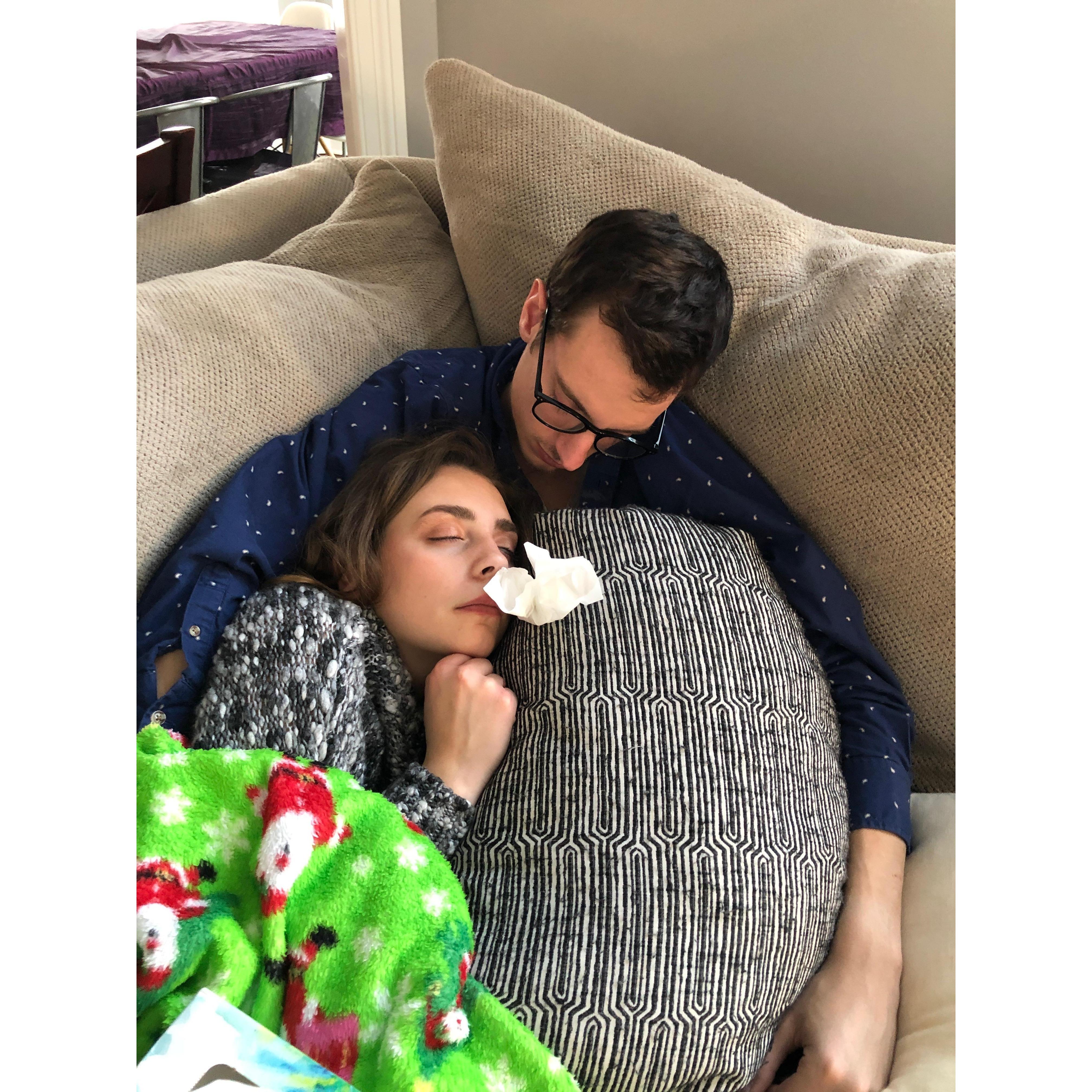 I was sick, times were rough