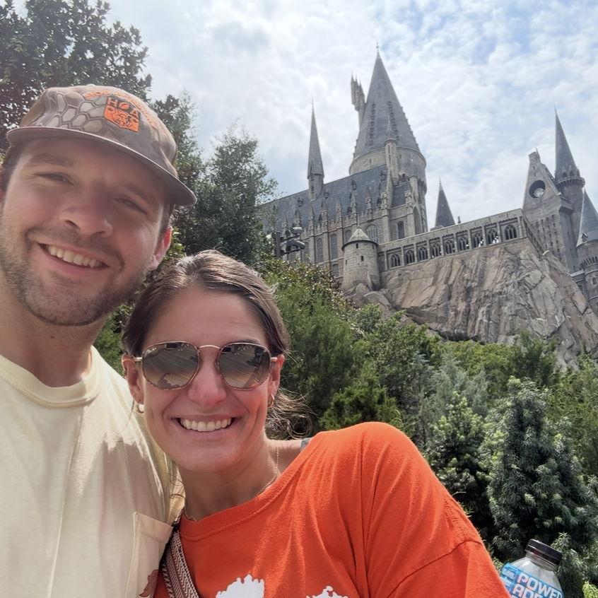 Surprise trip for Tye's 30th to Universal!