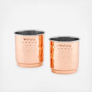 Hammered Whiskey Tumbler, Set of 2