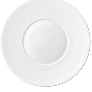 Hemisphere White Dinner Plate
