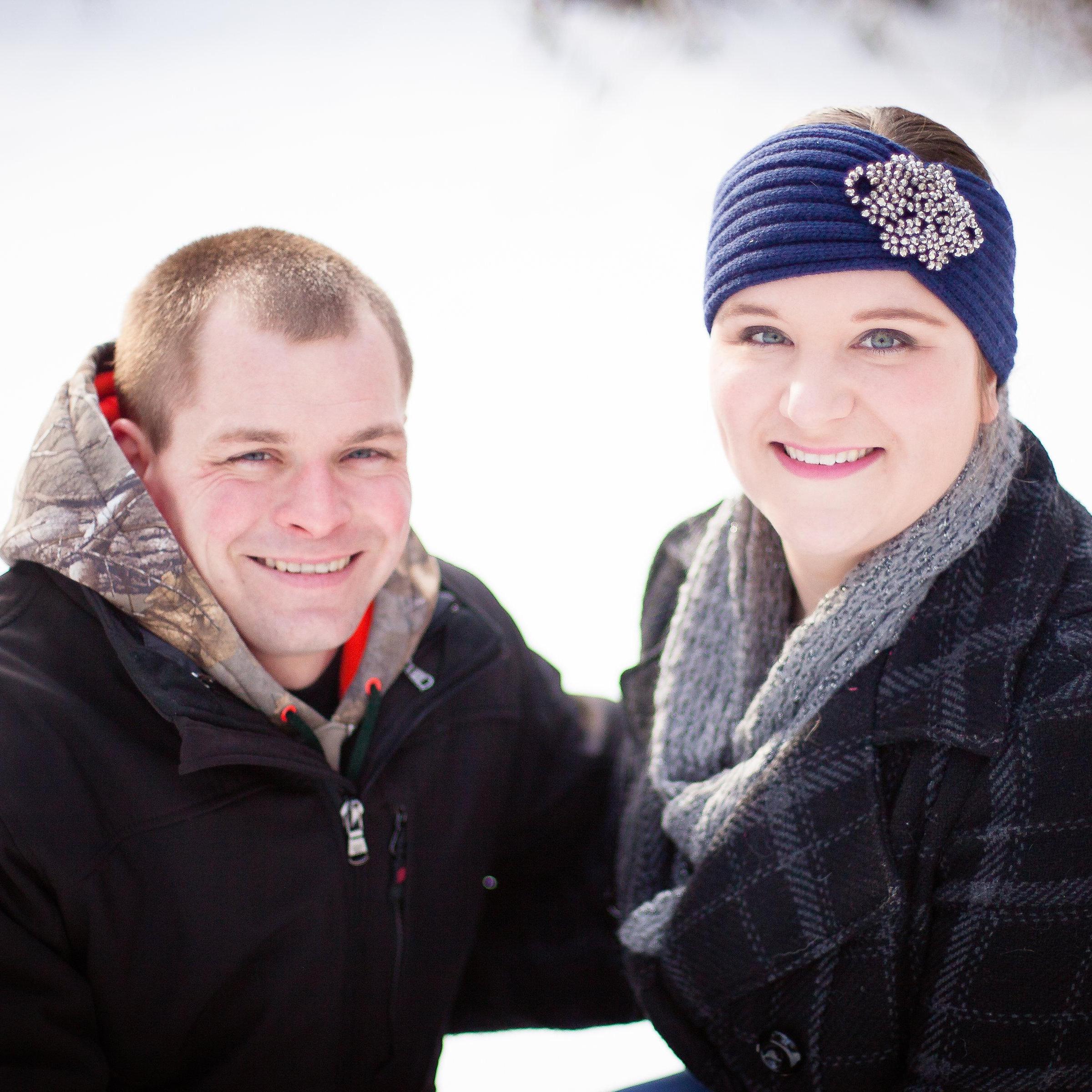 One of our many engagement pictures from February 2018