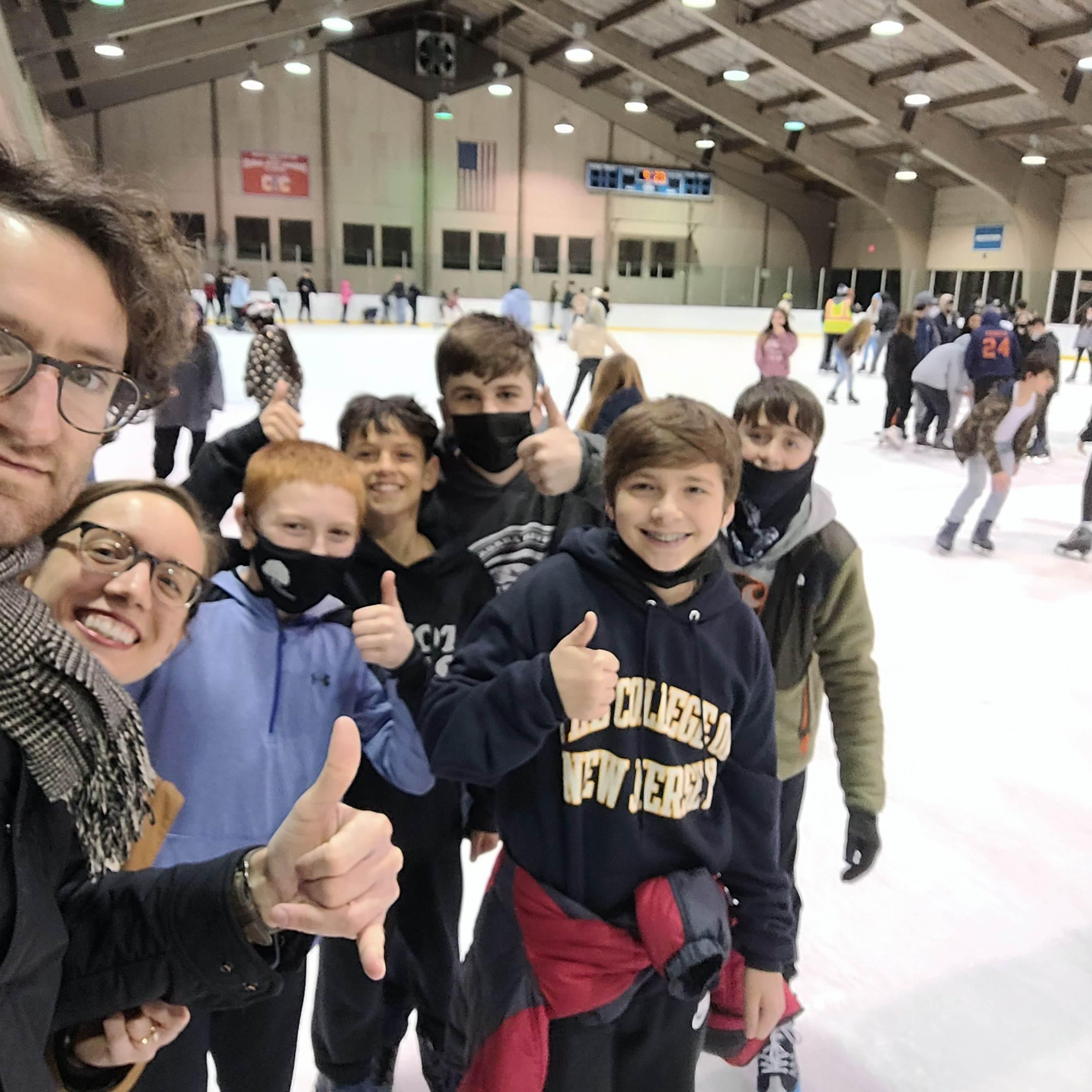 Made a few friends while taking a selfie at the Mercer County Ice Rink. West Windsor, NJ. Valentine’s Day 2022.
