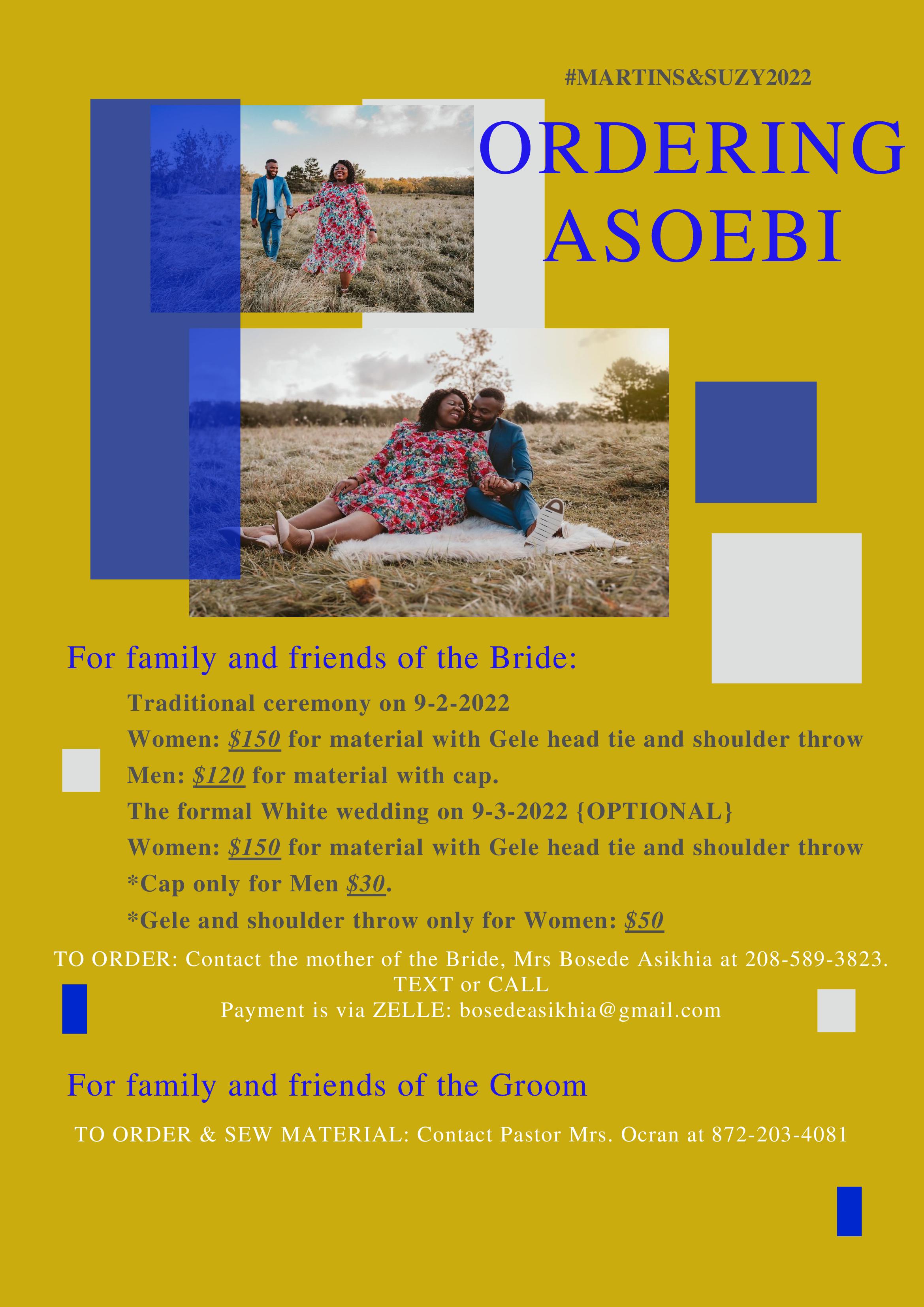 The Wedding Website of Suzy Asikhia and Martins Eze