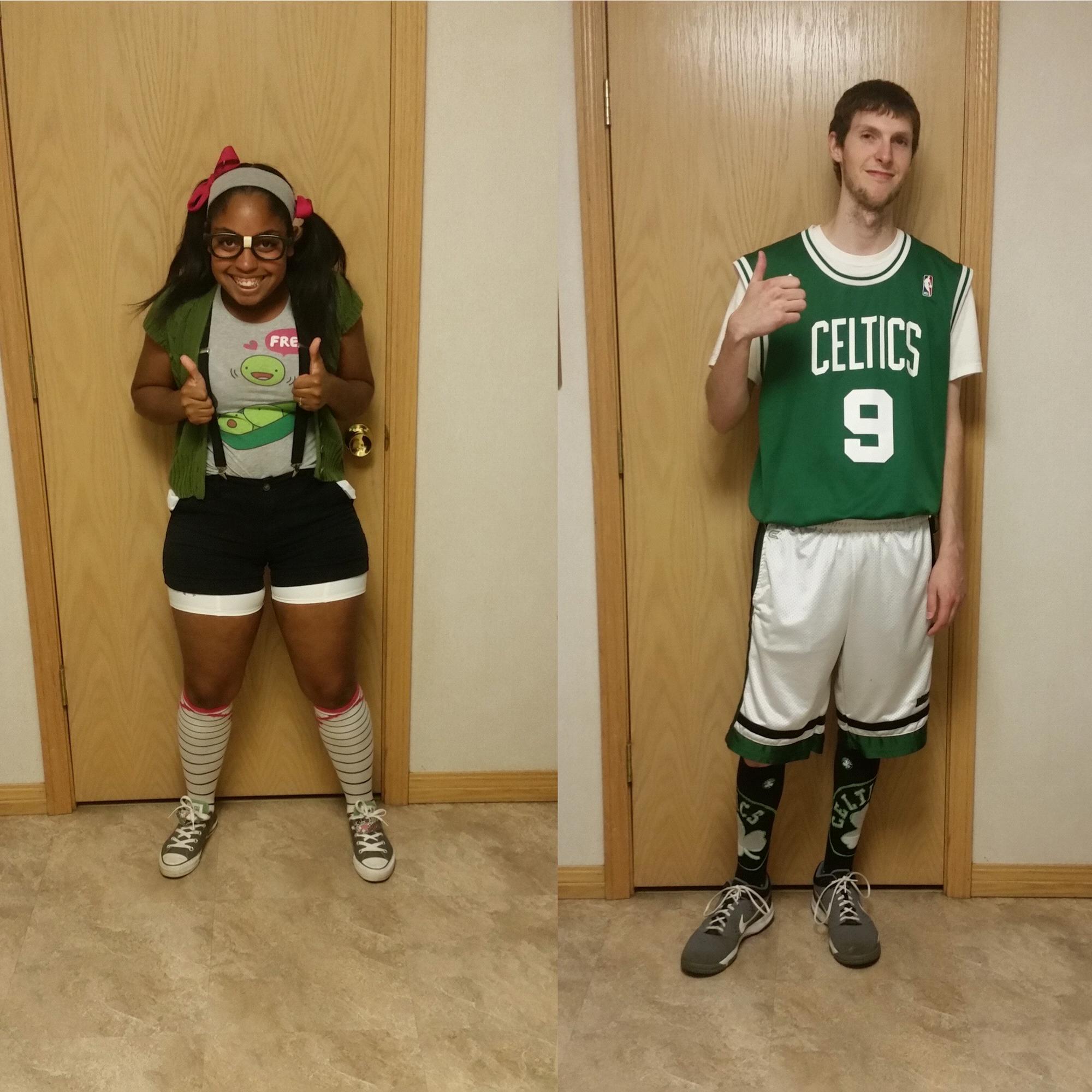 Themed party in WV: high school cliques. Stephen did not get the memo that nerds rule.