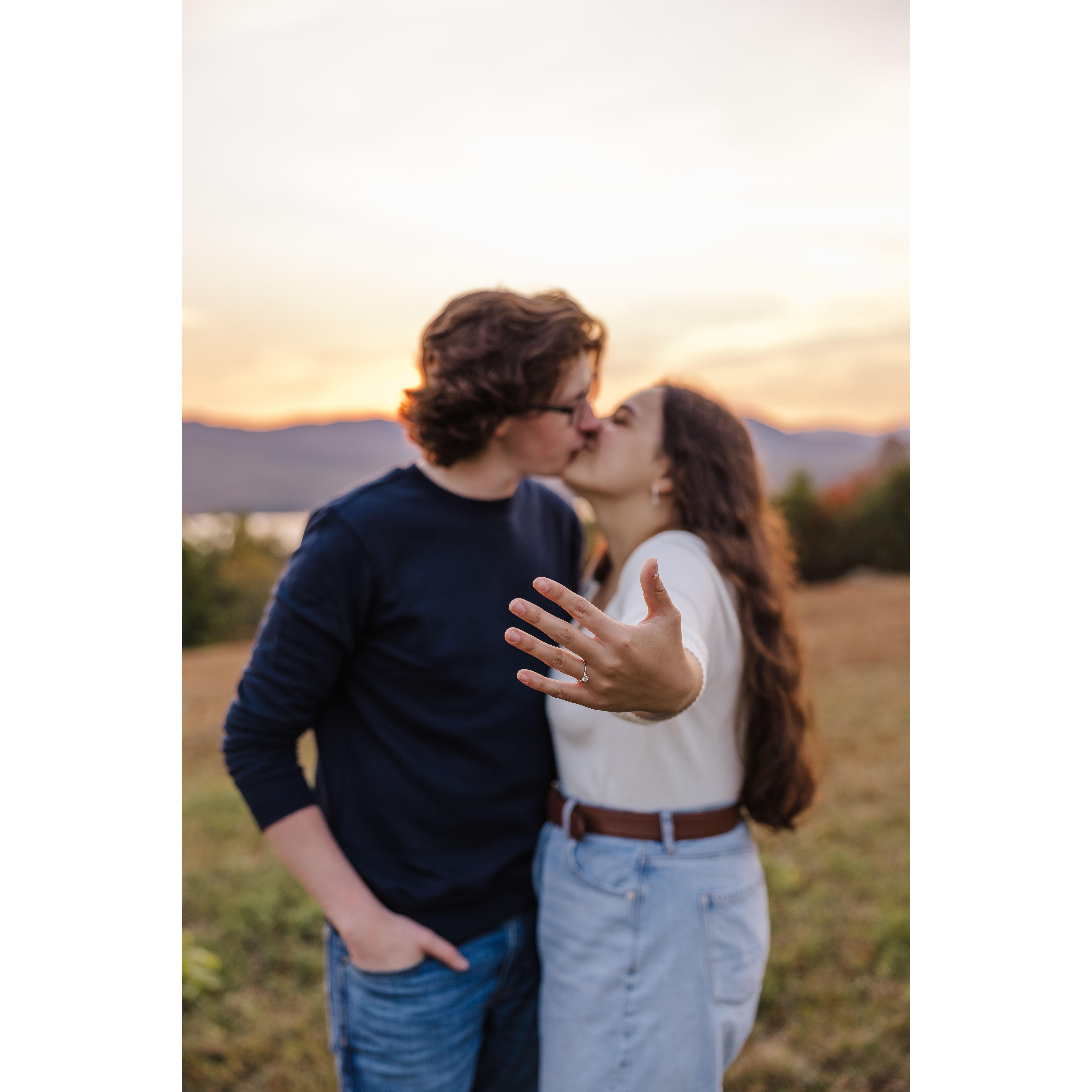 The day of our engagement during our trip to Maine! This engagement session: Jenna Gilmore Photography