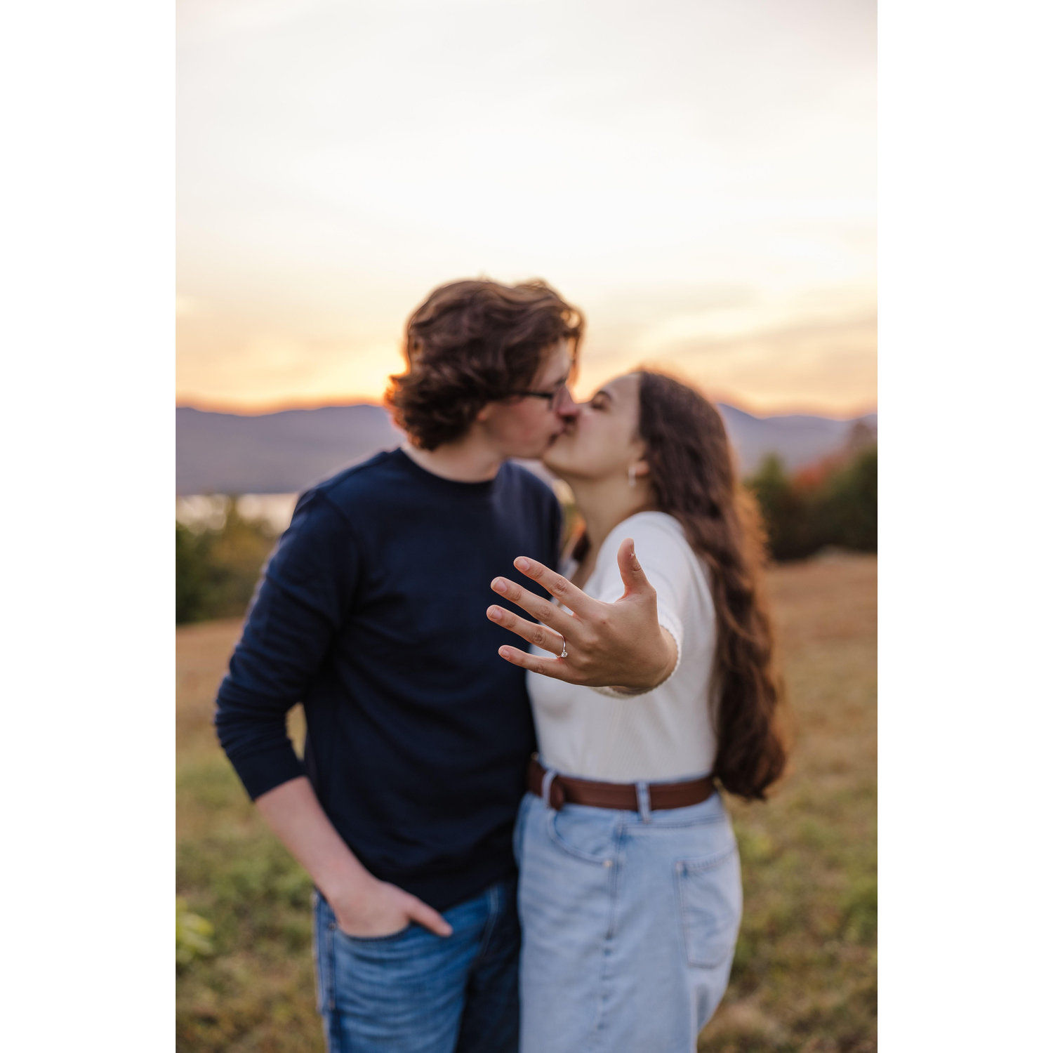 The day of our engagement during our trip to Maine! This engagement session: Jenna Gilmore Photography
