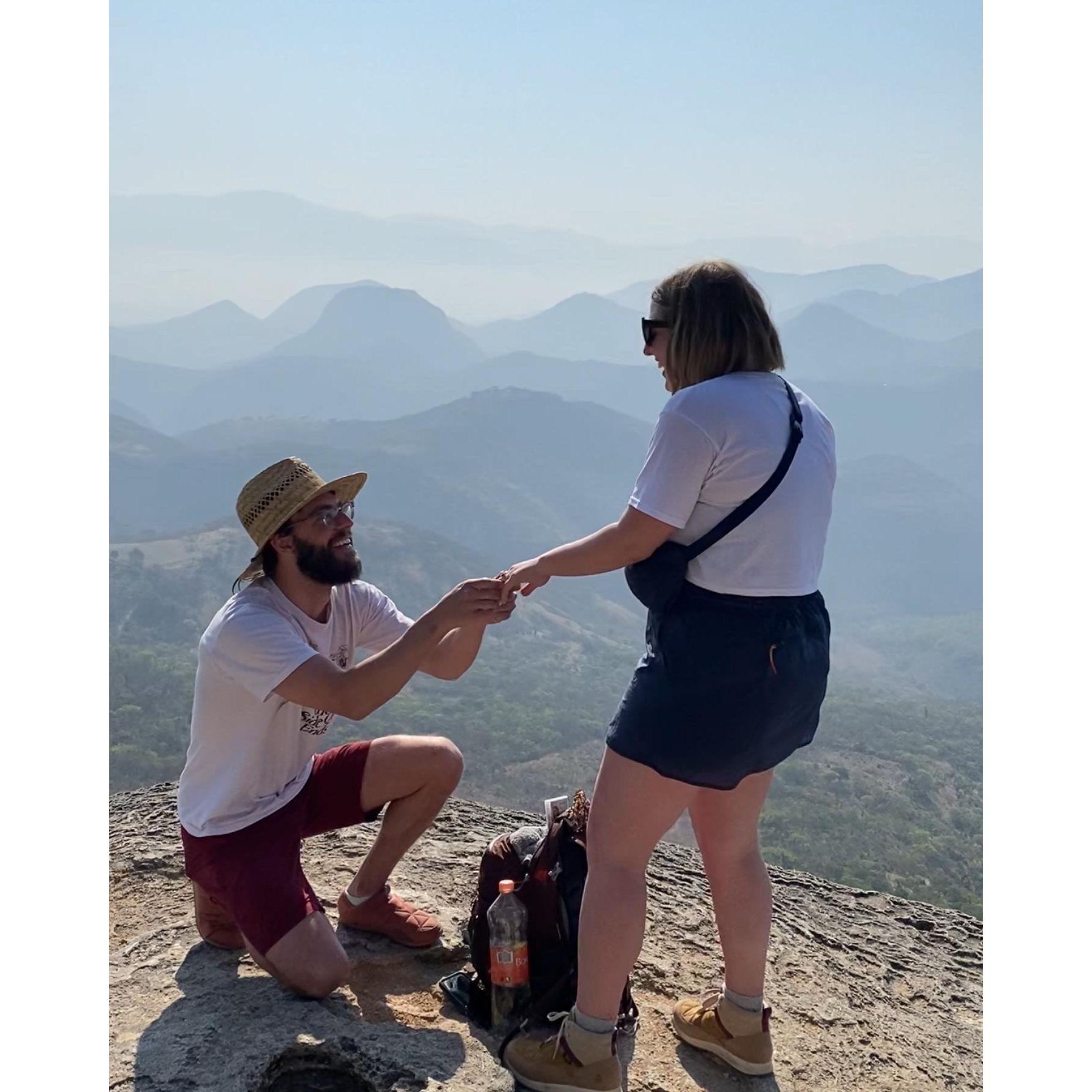 Dominic proposed at Herve el Agua in Oaxaca, Mexico