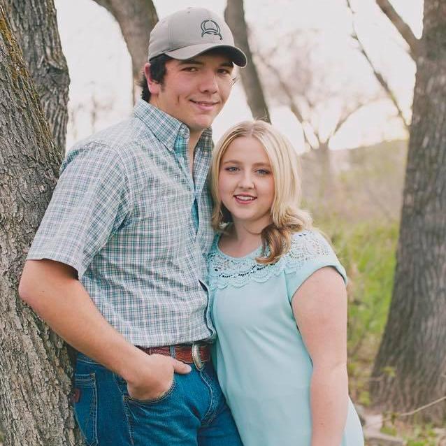 The first picture together as an engaged couple.