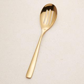 Gold Slotted Serving Spoon