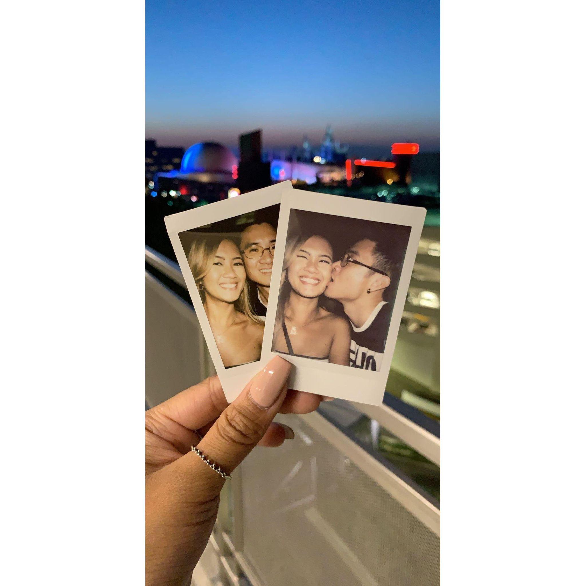 Our first polaroid together!