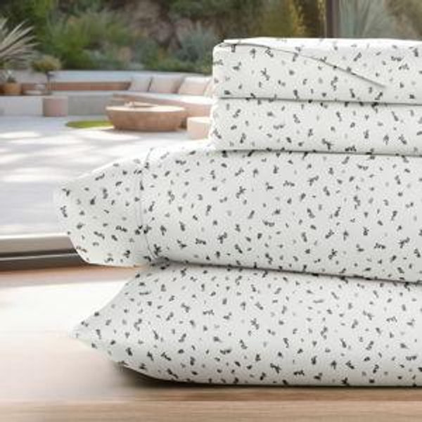 Floral & Paisley Patterns 4PC Sheet Set - Extra Soft, Easy Care - Becky Cameron