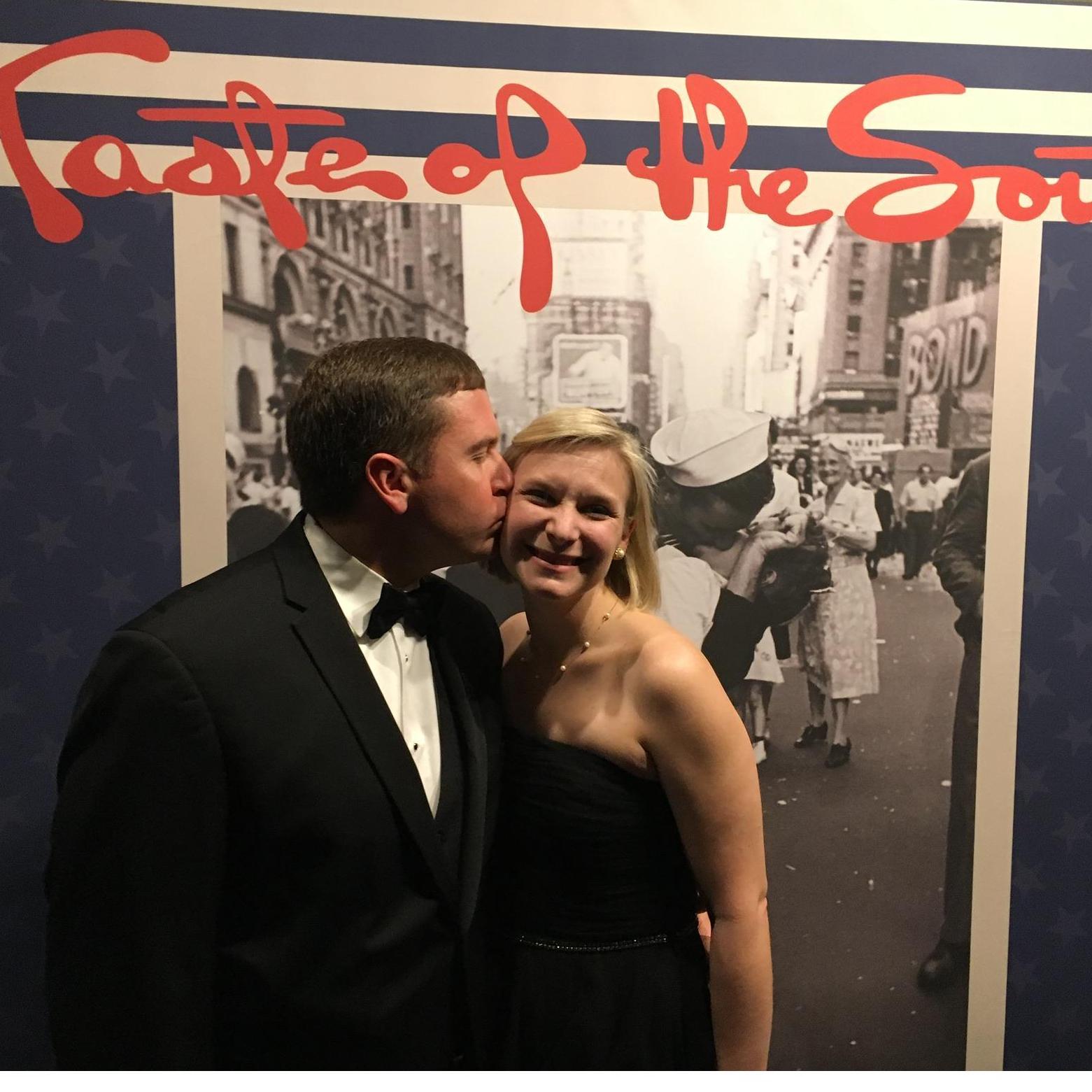 Having a blast at "Taste of The South" in Washington DC.