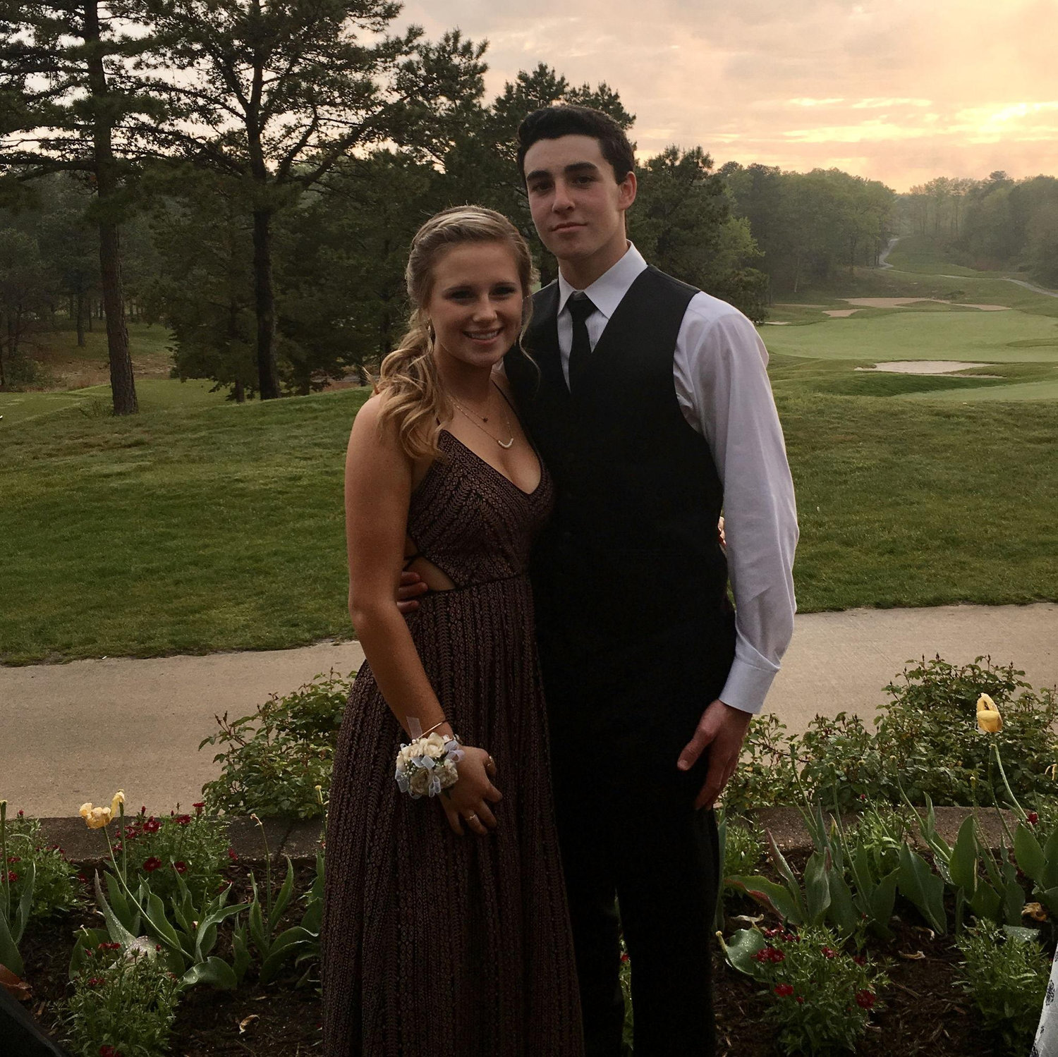 Our first prom together in May, 2017!