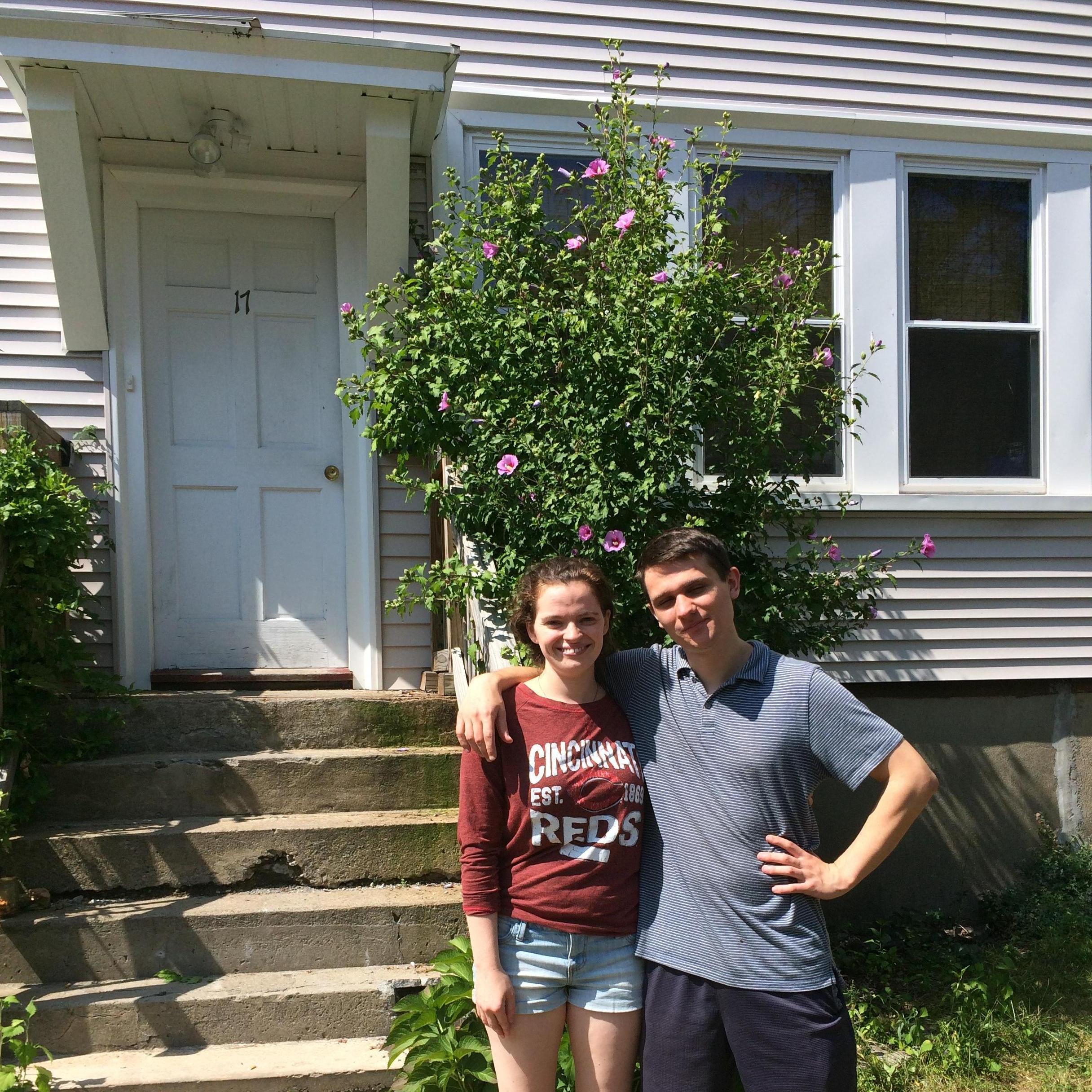 Our first apartment in Roslindale, MA!