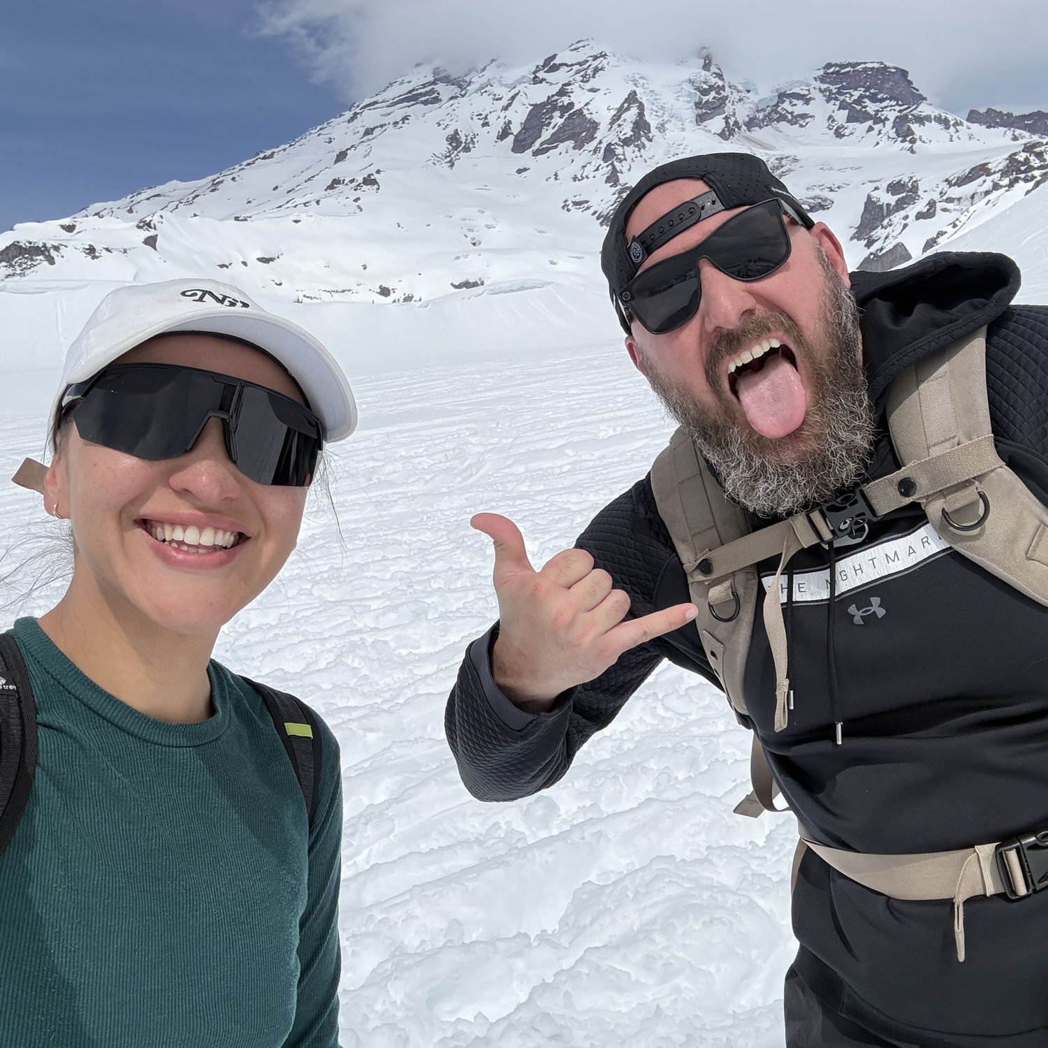 snow shoeing mt. Rainer