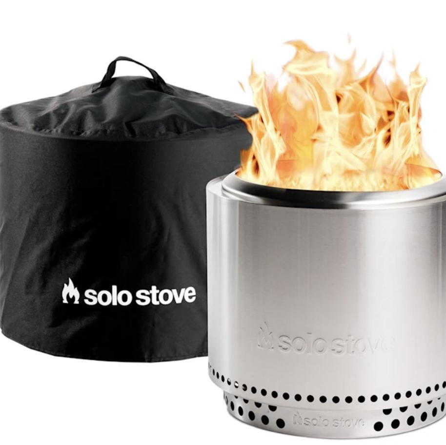 3-Piece Solo Stove with Stand & Cover