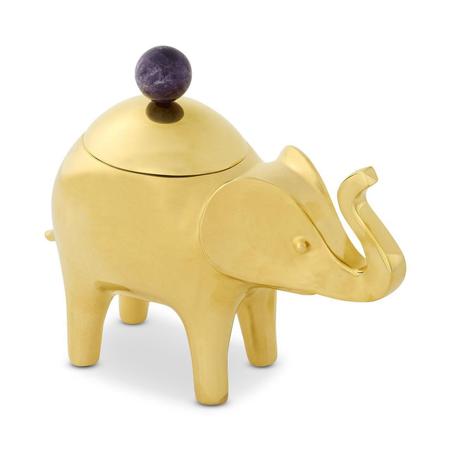 Jonathan Adler Brass Elephant Box