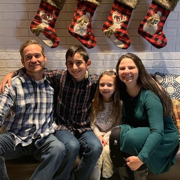 Family Christmas ornament party