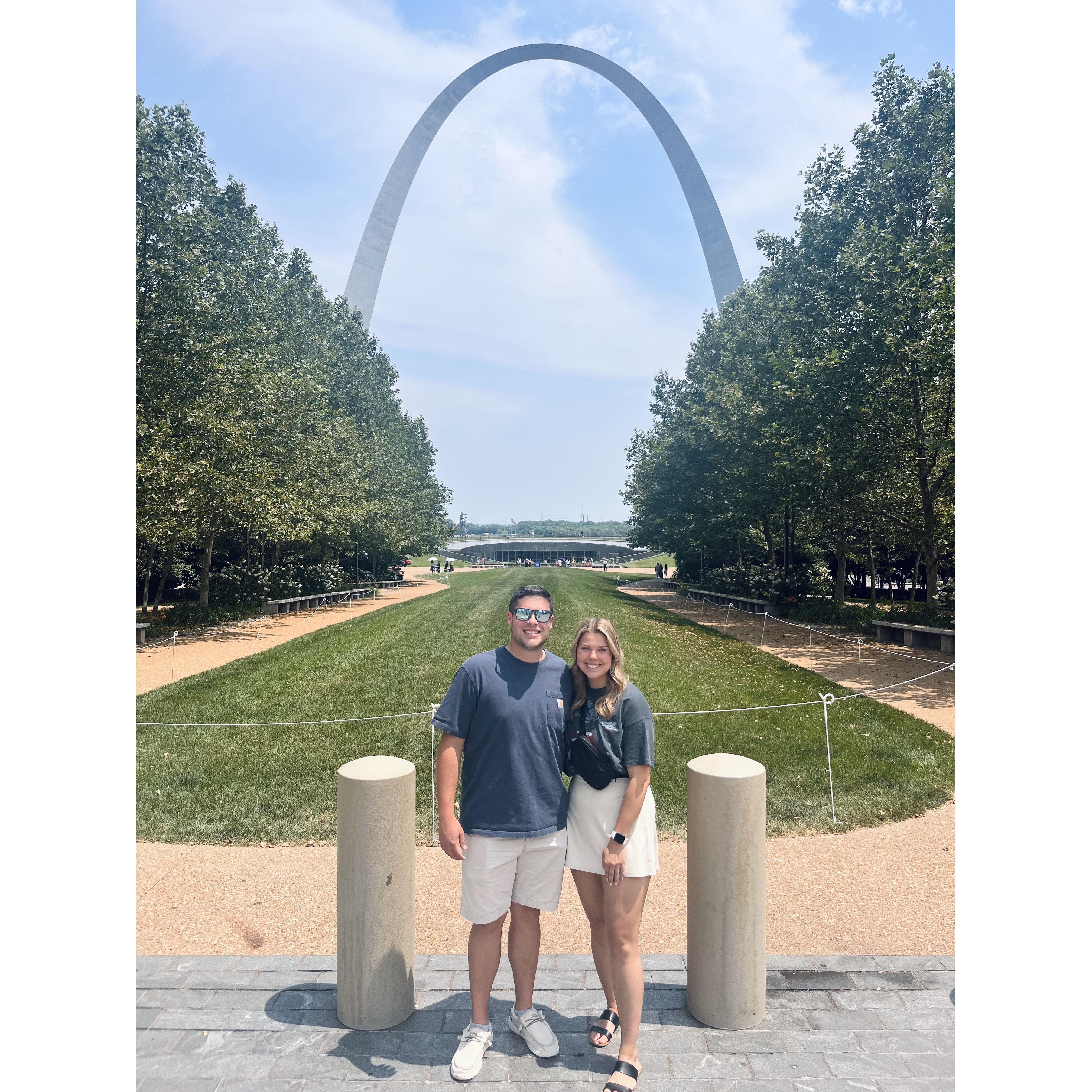 A trip out to St. Louis to visit Lauren's sister and her fiancé!