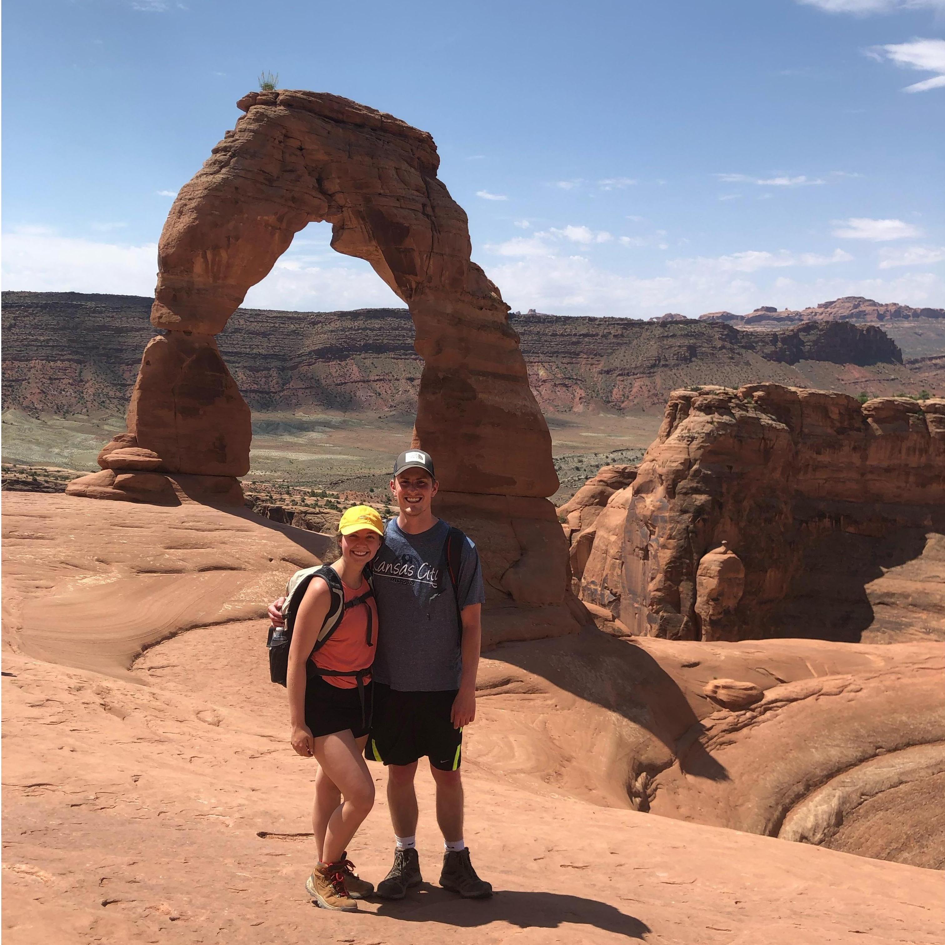 Our trip to national parks after college graduation!