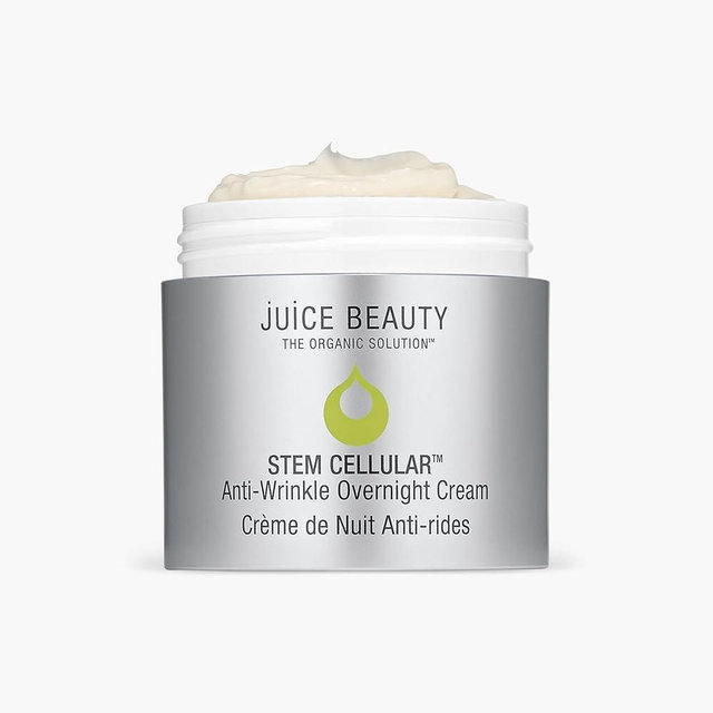 Juice Beauty Stem Cellular Anti-Wrinkle Ceramide Overnight Cream - Deep Line & Wrinkle Night Treatment with Hyaluronic Acid for Dry Skin - Firming & Plumping Face Moisturizer, 50ml (1.7 fl oz)
