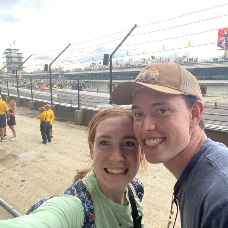 Attending our first Indy 500!