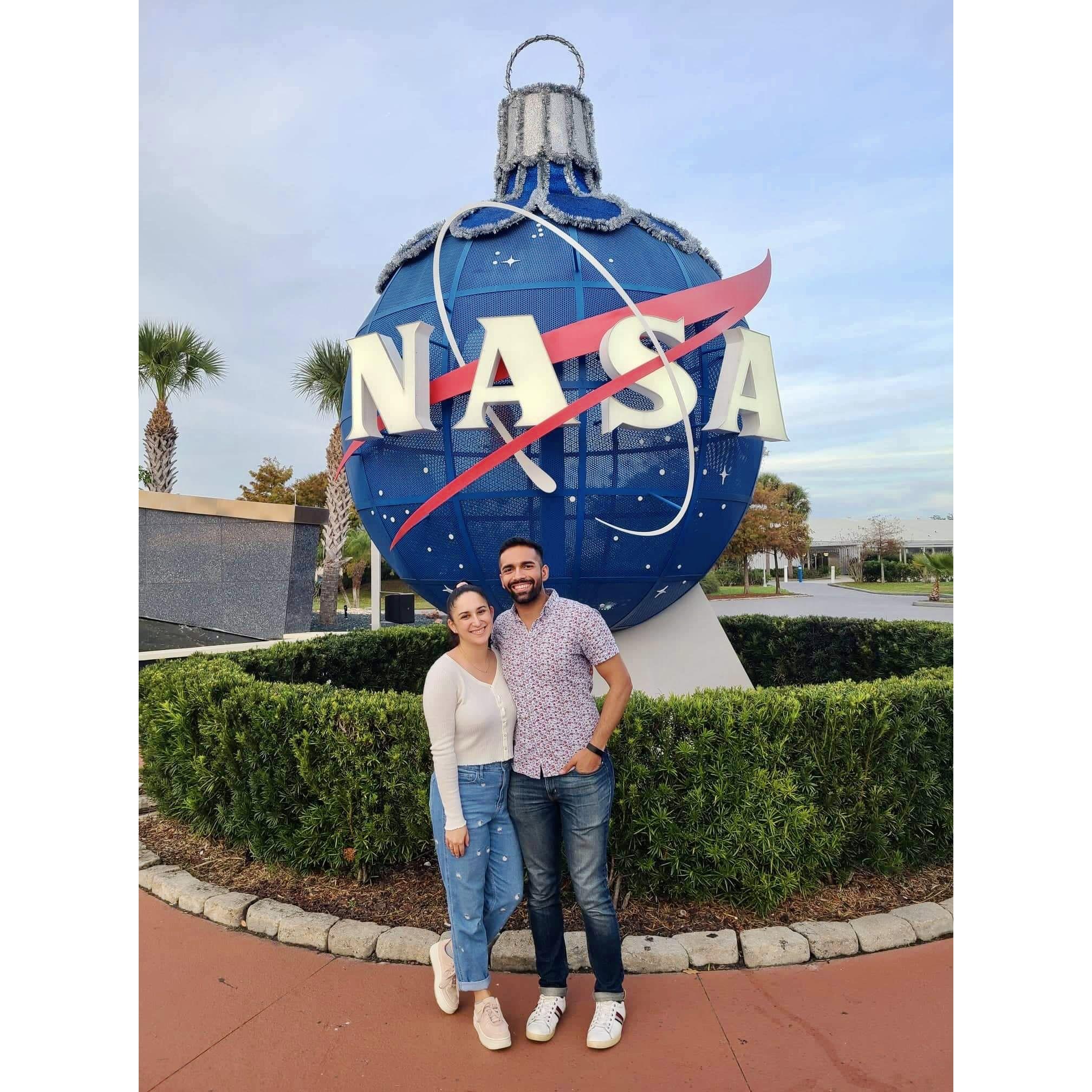 Our first time to Kennedy Space Center!