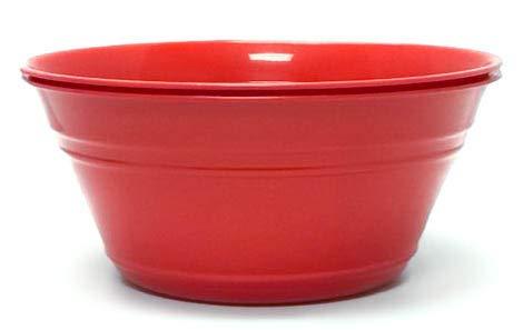 Mintra Home Bowls Set (Large 2pk, 135 ounces, Red) for Mixing, Party, Snacks, Serving, Everyday Use, Birthday Parties, Chips, Serving Salads, Popcorn, Dessert, BPA free, Dishwasher Safe.